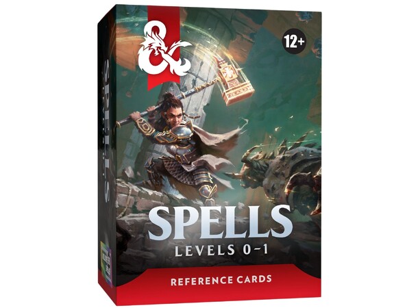 D&D Spells Levels 0-1 Dungeons & Dragons Reference Cards 