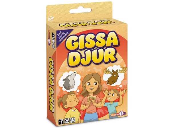 Gissa djur Kortspel Svensk Utgåve 