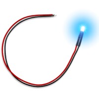 LED Light Blue Flickering 3mm (10 st) Green Stuff World