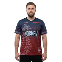 Landslagsdräkt Warhammer Norge 2026 XXL Storlek 12, V-Krage, Regular Fit