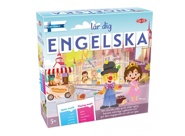 Lär dig Engelska Brädspel Svensk utgåva 