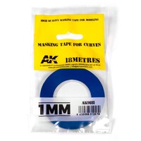 Masking Tape for Curves 1mm AK Interactive