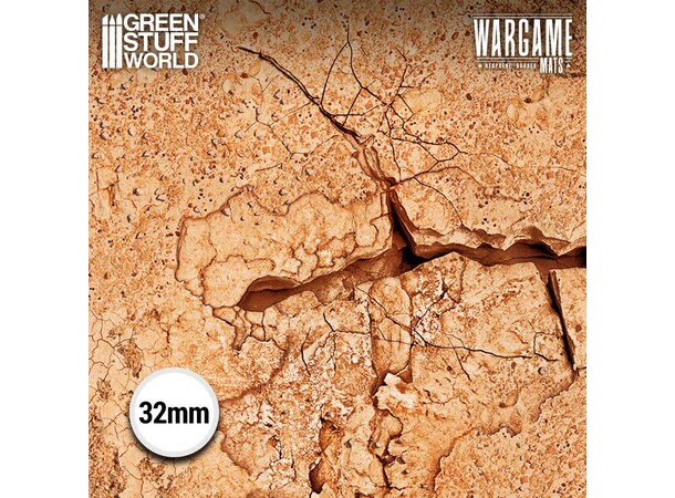Neoprene Mat 4x4 Dreadrock Badlands Green Stuff World - 120 x 120 cm 