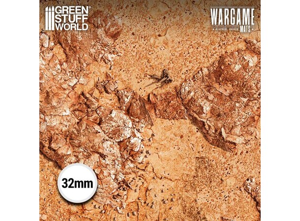 Neoprene Mat 4x4 Dreadrock Badlands Green Stuff World - 120 x 120 cm 