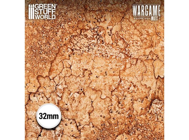 Neoprene Mat 4x4 Dreadrock Badlands Green Stuff World - 120 x 120 cm 