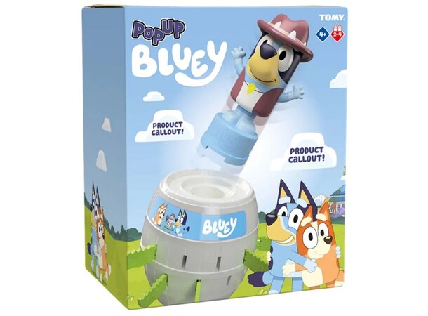 Pop Up Bluey Brädspel Svensk utgåva 