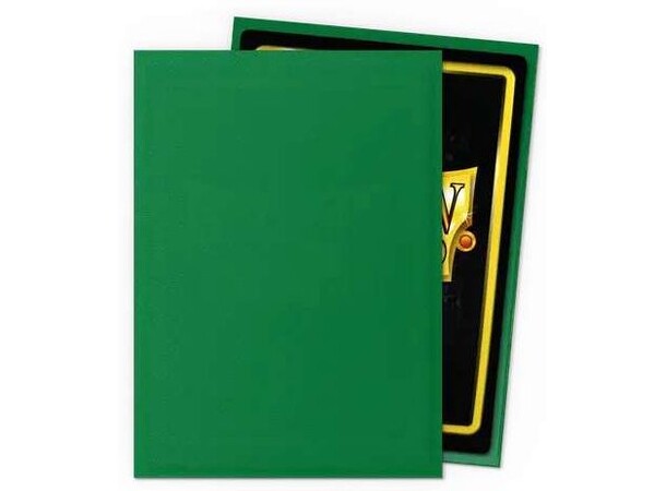 Sleeves Matte Emerald x100 66x91 Dragon Shield Kortskydd m/deckbox 