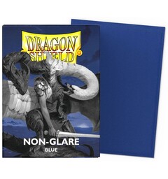 Sleeves Matte Non-Glare Blue Dragon Shield - 63x88mm