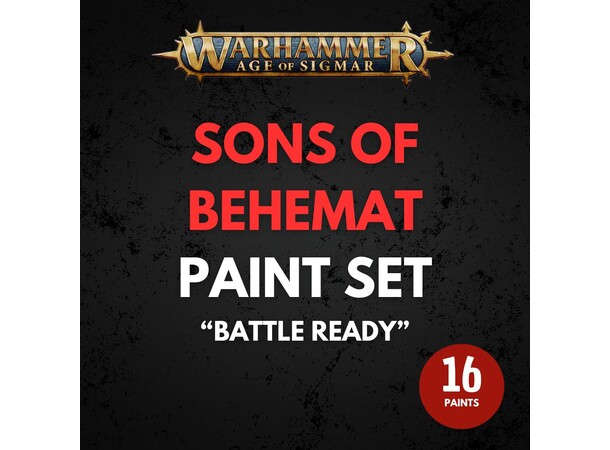 Sons of Behemat Paint Set Warhammer Age of Sigmar - Battle Ready 