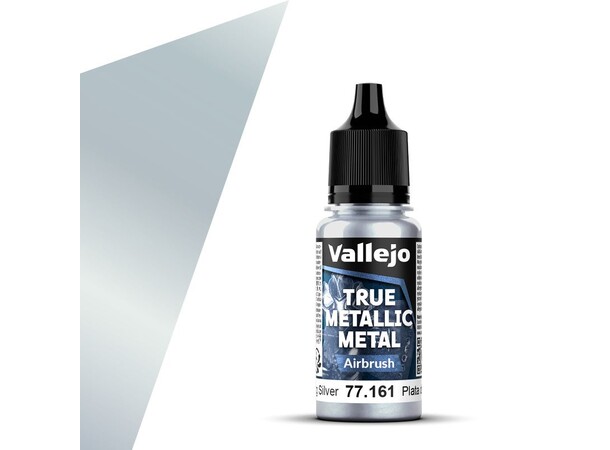 Vallejo True Metallic Airbrush Sterling Silver - True Metallic Metal 