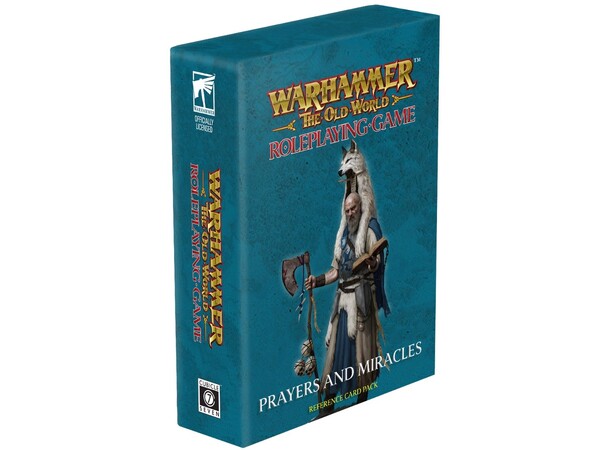 Warhammer Old World RPG Prayers/Miracles Reference Card Deck 