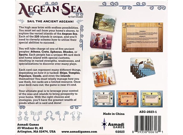 Aegean Sea Brädspel 