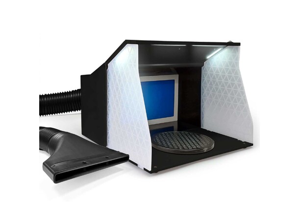 Airbrush Spray Booth - Med LED-belysning Green Stuff World 