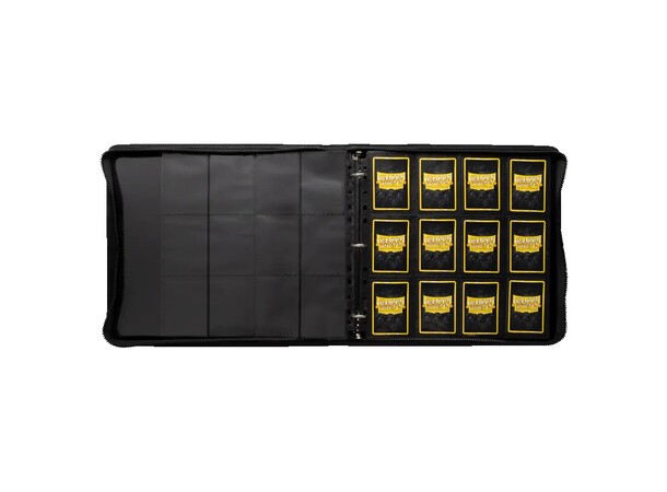 Album Zipster XL Iron Grey 24-pocket Quadrow - Dragon Shield 