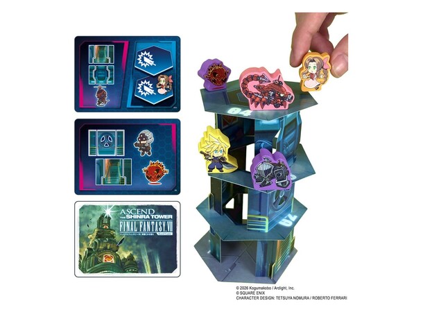 Ascend the Shinra Tower Brädspel Final Fantasy VII 