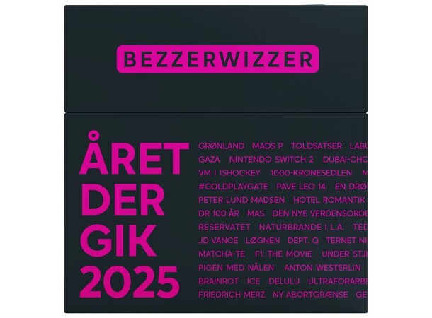 Bezzerwizzer Mini Året der Gik 25 DANSK 2025 