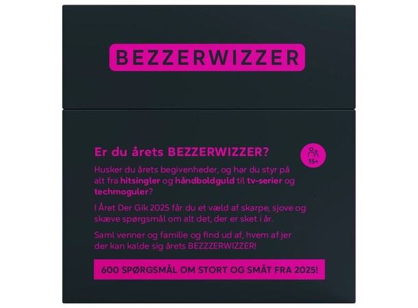Bezzerwizzer Mini Året der Gik 25 DANSK 2025 