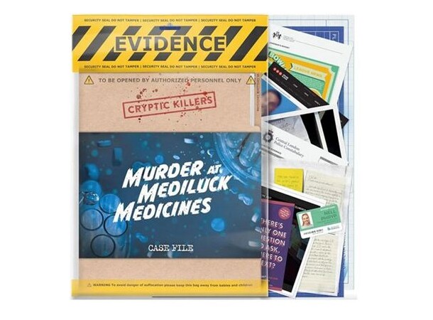 Cryptic Killers Murder MediLuck Medicine Murder at MediLuck Medicine 