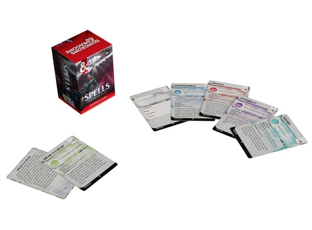 D&D Spells Levels 2-3 Dungeons & Dragons Reference Cards 