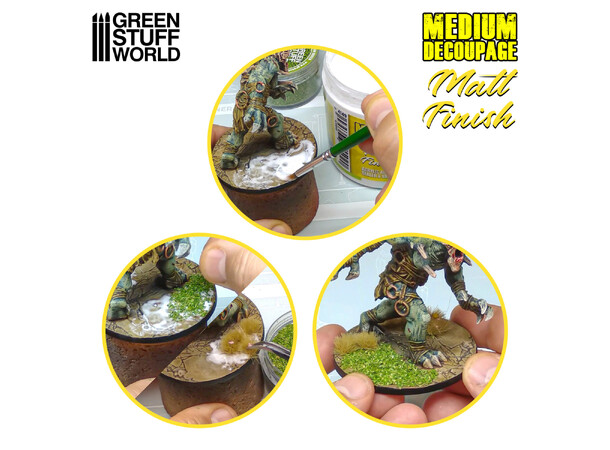 Decoupage Medium Matt 250ml Green Stuff World 