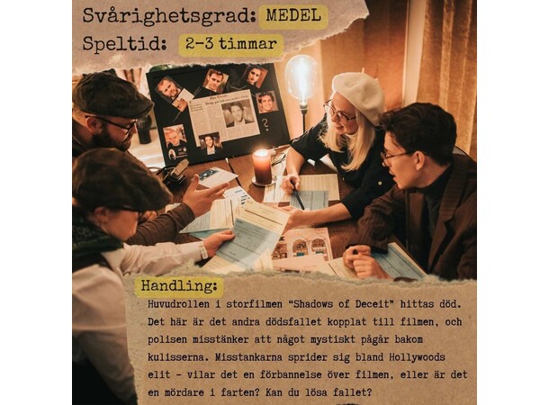 Detective for a Day Mordet i Hollywood Svensk utgåva 