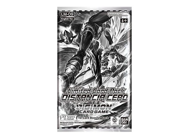 Digimon TCG Distancia Cero Booster Digimon Card Game - LM-09 