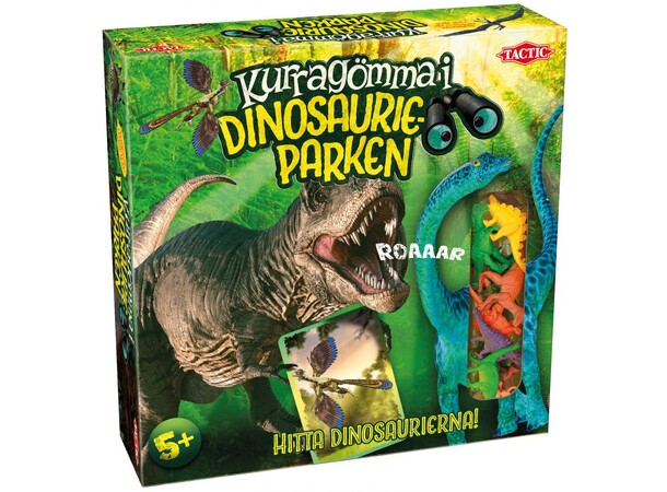 Kurragömma i Dinosaurieparken Brädspel Svensk utgåva 