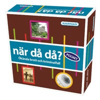 När då då Ökända brott och kriminalfall Frågespel - Svensk utgåva