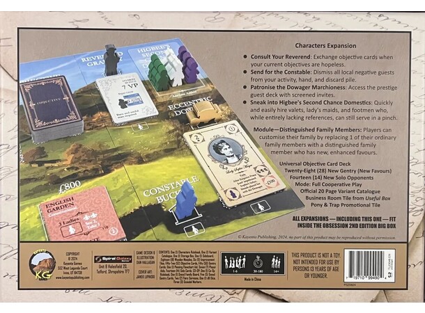 Obsession Characters Expansion Expansion till Obsession 