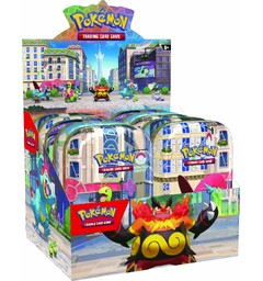 Pokemon Mini Tin Lumiose City Display 10 Mini Tins – komplett låda
