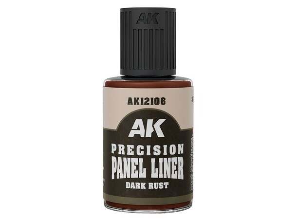 Precision Panel Liner - Dark Rust 30ml AK Interactive 