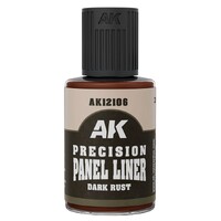 Precision Panel Liner - Dark Rust 30ml AK Interactive