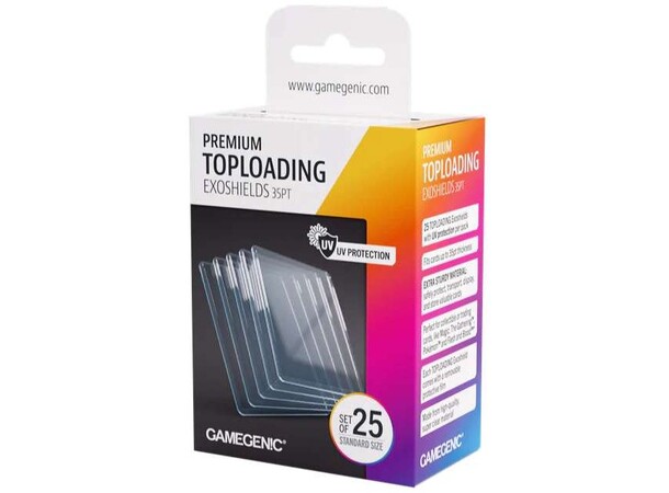 Premium Toploading Exoshields - 25 st Gamegenic 