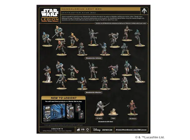 Star Wars Legion Mandalorian Army Box Special Edition 