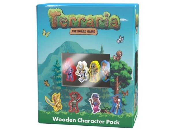 Terraria Wooden Character Pack Expansion till Terraria The Board Game 