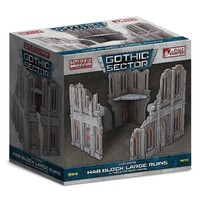 Terräng Hab Block Large Ruins Battlefield in a Box - Gothic Sector
