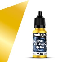 Vallejo True Metallic Base Radiant Yellow - True Metallic Metal