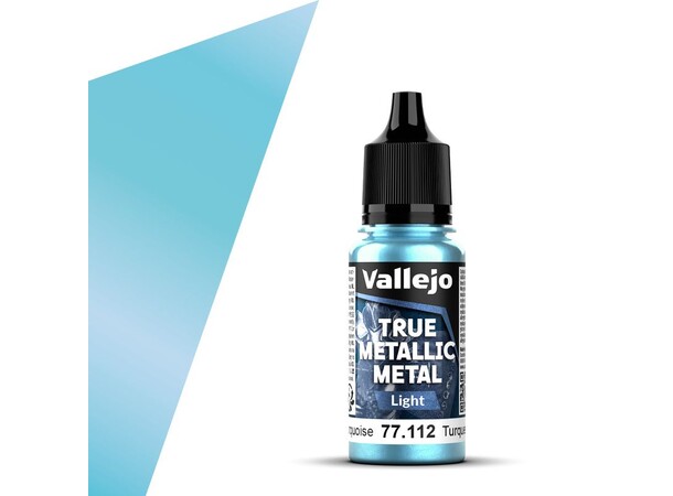Vallejo True Metallic Light Hydra Turquoise - True Metallic Metal 