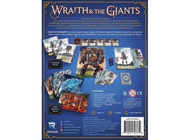 Wraith & The Giants Brädspel 