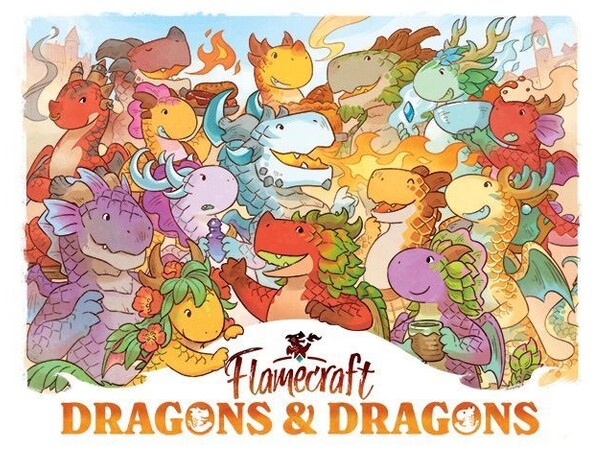 Flamecraft Dragons & Dragons Expansion Expansion till Flamecraft 