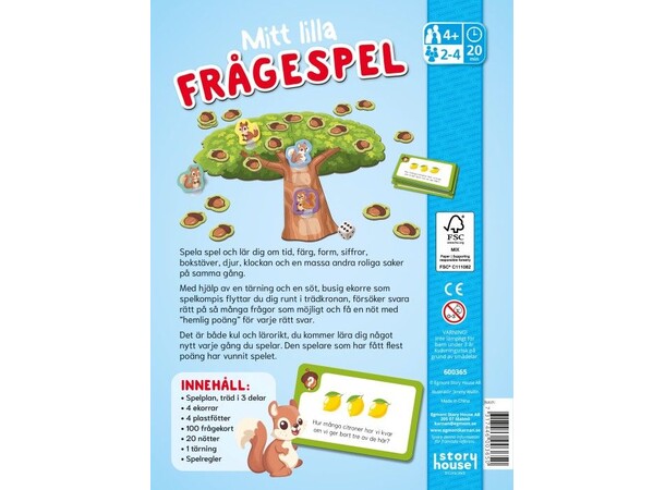 Mitt lilla frågespel Brädspel Svensk utgåva 