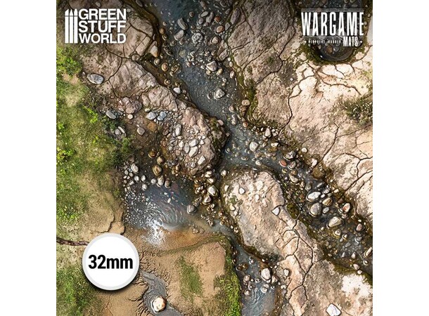 Neoprene Mat 22x32 Duskriver Meadows Green Stuff World - 56 x 76 cm 