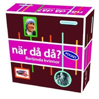 När då då Pocket Berömda kvinnor Frågspel - Svensk utgåva