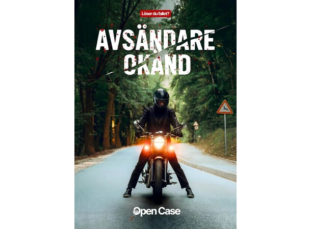 Open Case Avsändare okänd Brädspel Svensk utgåva 