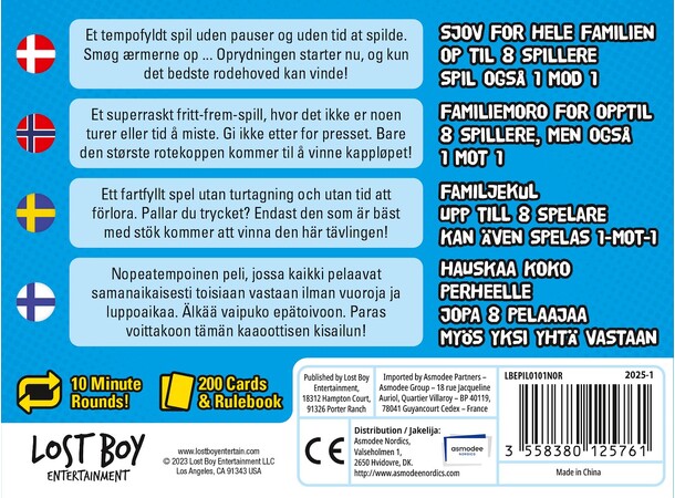 Piles Brädspel Svensk utgåva 