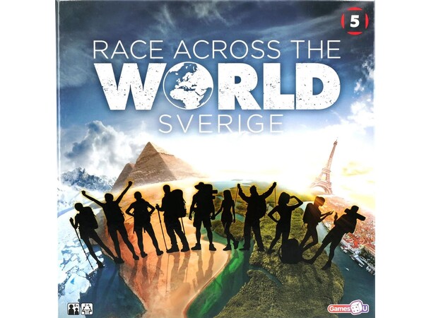 Race Across the World Sverige Brädspel Svensk utgåva 