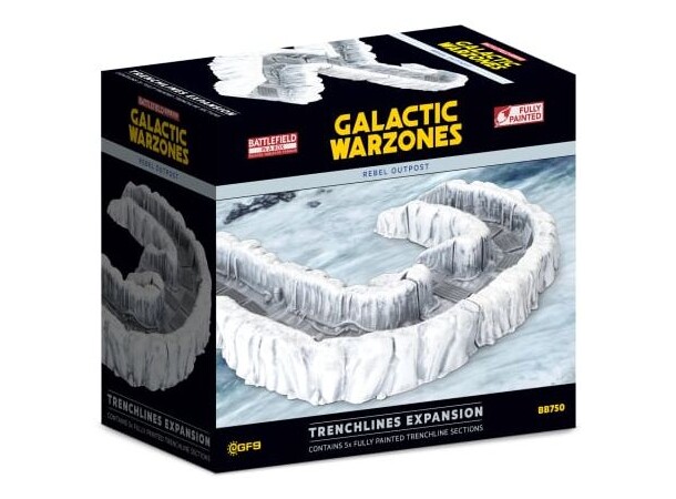 Terräng Rebel Outpost Trenchlines Exp Battlefield in a Box - Galactic Warzones 