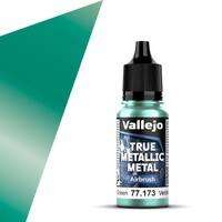 Vallejo True Metallic Airbrush Beetle Green - True Metallic Metal