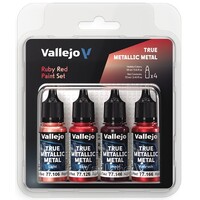 Vallejo True Metallic Set Ruby Red True Metallic Metal