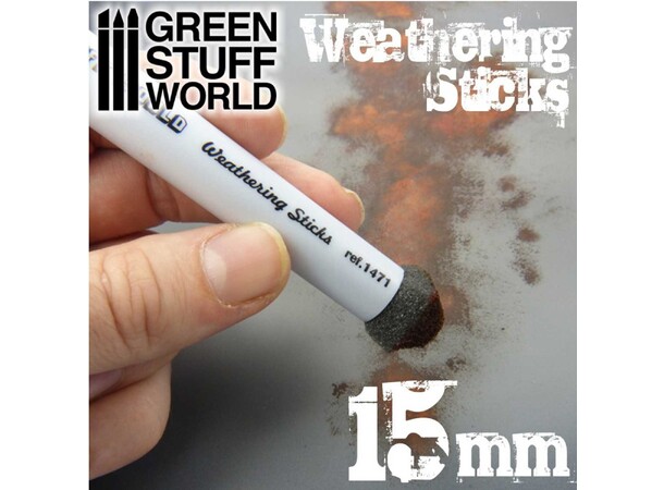 Weathering Brushes 15mm Green Stuff World 